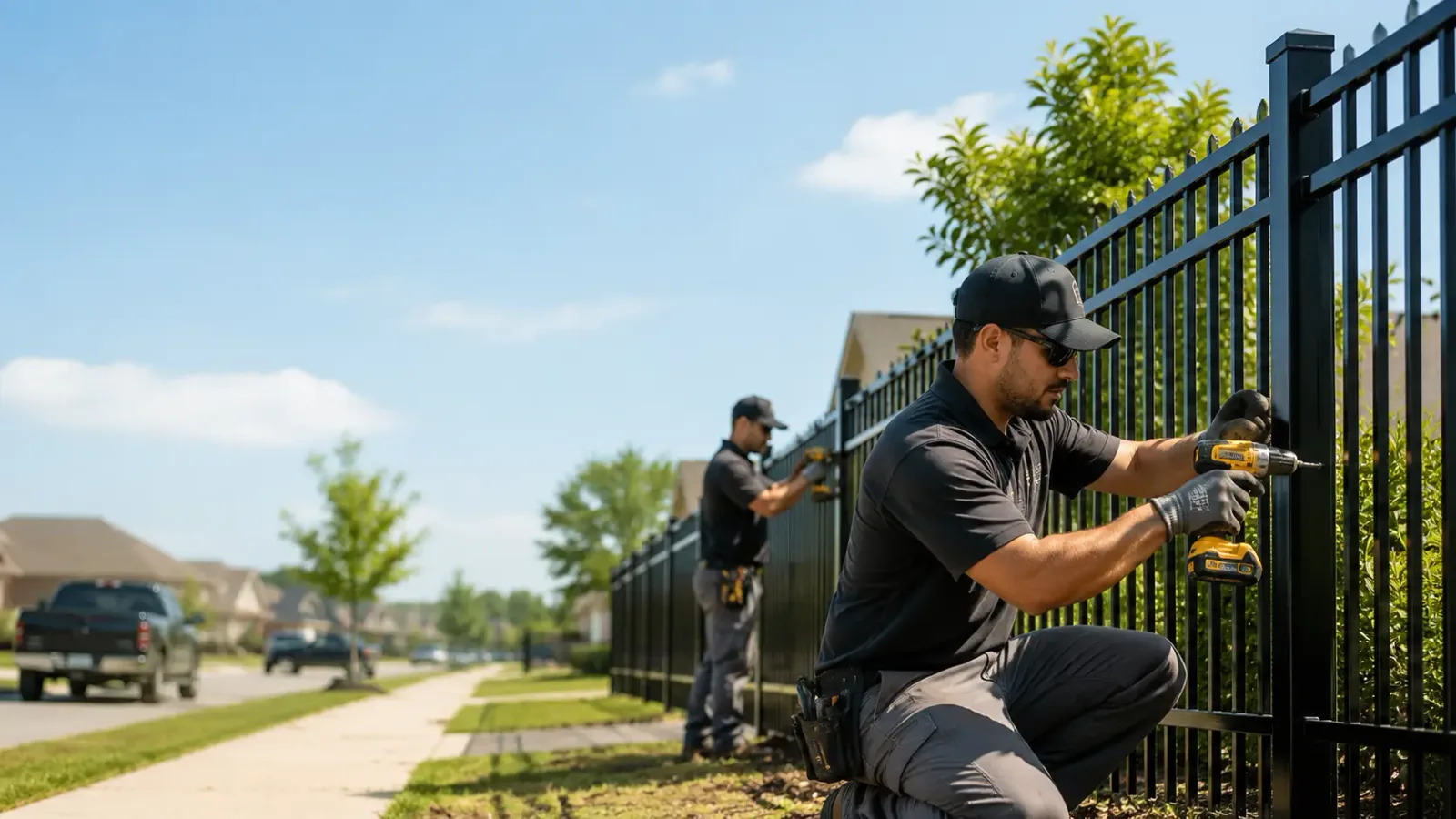 Metal Fence Installation in Long Grove, IA